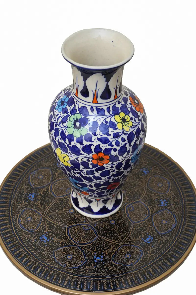 Handcrafted ceramic flower vase large Height - 38cm