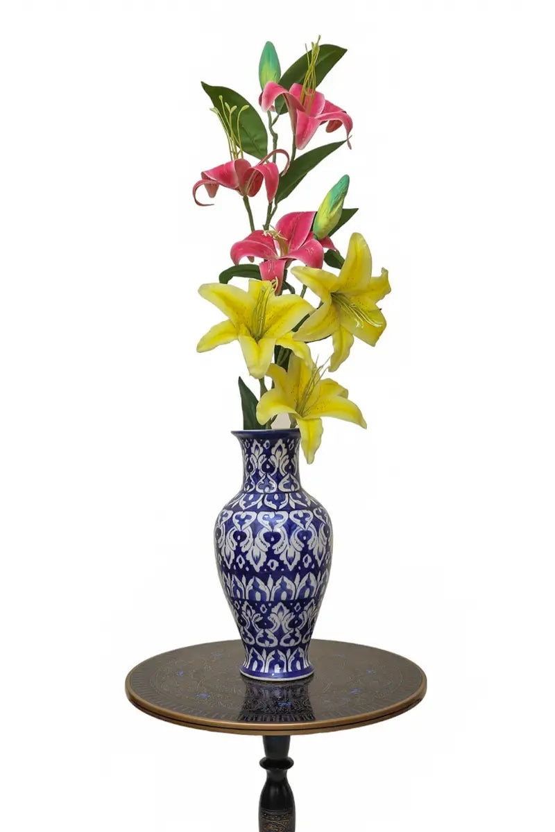 Handcrafted ceramic flower vase large Height - 37cm