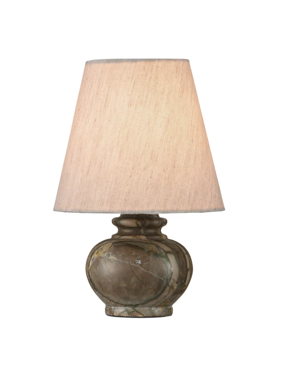 Piccolo Pistachio Mini Table Lamp – Natural Green Marble Elegance