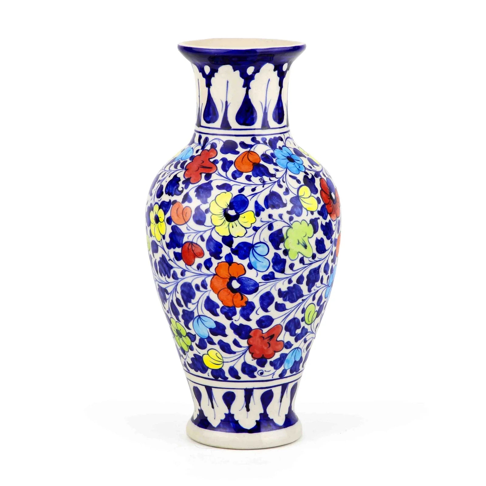 Bouquet Vase Handmade and Multicolor Handpainted Flower Vase 43 cm