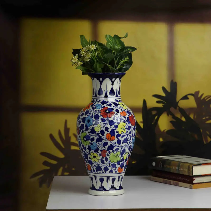 Bouquet Vase Handmade and Multicolor Handpainted Flower Vase 43 cm