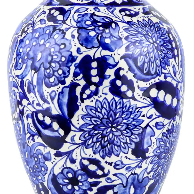 Handpainted Fine Art Exclusive Flower Vase for Large Bouquet 52 cm